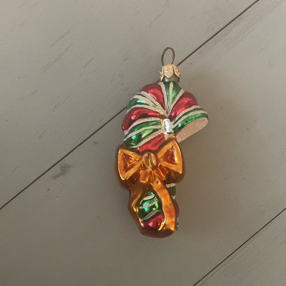 Christopher Radko candy cane ornament
